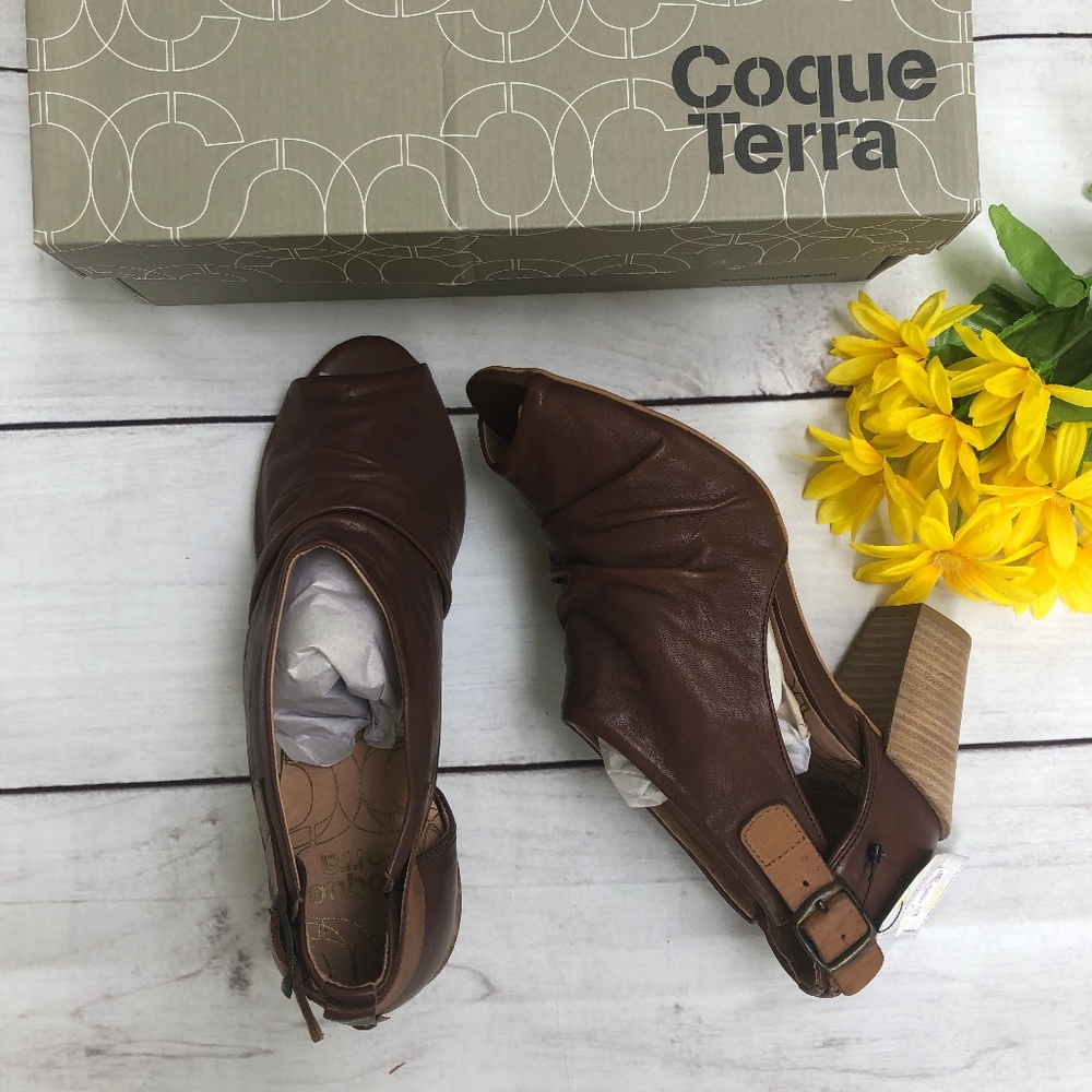 Coque Terra 1453 Brown Honey Heels/Sandals